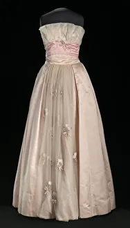 Strapless Prints: Dress designed by Ann Lowe, 1959. Creator: Ann Lowe