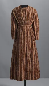 Muslin Prints: Dress made by an unidentified enslaved woman, 1845-1865. Creator: Unknown