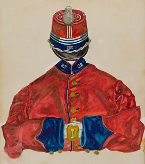 Bernard Krieger Gallery: Full Dress Uniform, c. 1936. Creator: Bernard Krieger