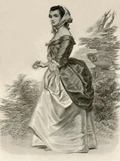 Dress of a young Virginia lady, c1775, (1937). Creator: Unknown Dress of a young Virginia lady, c1775, (1937). Creator: Unknown