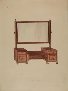 Dressing Glass, c. 1936. Creator: Lorenz Rothkrantz