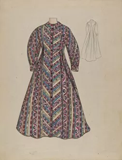 Sketching Gallery: Dressing Gown, c. 1936. Creator: Jean Peszel