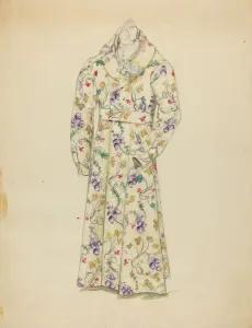 Dressing Gown Prints: Dressing Gown, c. 1936. Creator: Sylvia DeZon