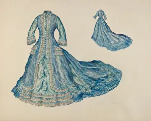 Dressing Gown Prints: Dressing Gown, c. 1941. Creator: Lillian Causey