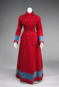 Brooklyn Museum Prints: Dressing gown, probably European, 1885-90. Creator: Unknown