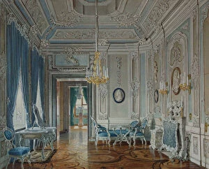 Watercolour On Paper Gallery: Dressing Room of the Empress Maria Feodorovna at the Gatchina Palace