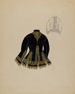 Szilvasy Mae Prints: Dressing Sacque, 1935 / 1942. Creator: Mae Szilvasy