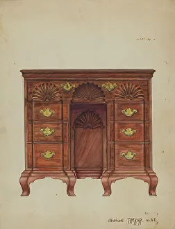 Dressing Table, 1936. Creator: Michael Trekur