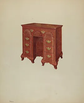 Francis Borelli Prints: Dressing Table, 1938. Creator: Francis Borelli
