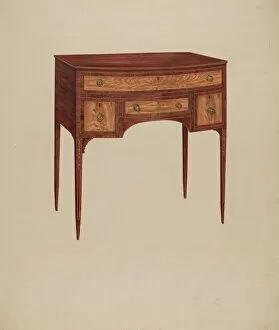 Drawers Gallery: Dressing Table, c. 1938. Creator: Charles Henning