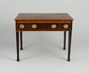 Dressing Table Collection: Dressing Table, London, c. 1790. Creator: Thomas Scott
