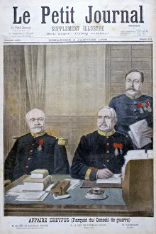 Court Room Prints: The Dreyfus affair, 1898. Artist: Henri Meyer