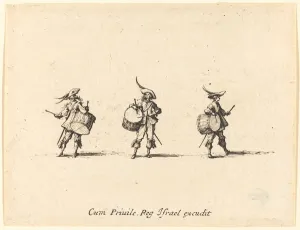 Drill with Drums, 1634 / 1635. Creator: Jacques Callot