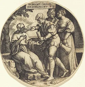 Pencz Georg Prints: To Give Drink to the Thirsty. Creator: Georg Pencz