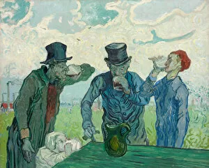Drunkenness Collection: The Drinkers, 1890. Creator: Vincent van Gogh
