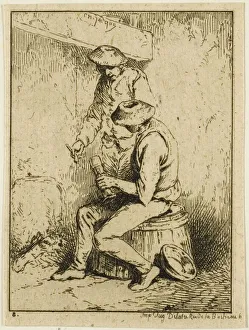 Drinkers, n. d. Creator: Charles Emile Jacque