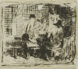 Drinkers, n. d. Creator: Charles Emile Jacque
