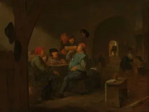 Brauwer Adriaen Prints: Drinking Bout in a Tavern, c.1700. Creator: Unknown