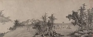 Drinking and Composing Poetry, 1485. Creator: Yao Shou