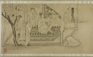Drunk Collection: Drinking and Dancing Before the Tribal Chief, China, Qing dynasty