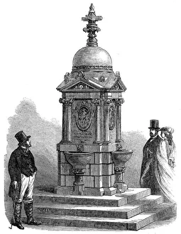 Water Supply Prints: Drinking-fountain at Southampton, 1865. Creator: Unknown