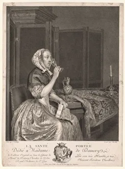 Drinking a Toast. Creator: Gerard ter Borch (Dutch, 1617-1681); Justus Chevillet (French