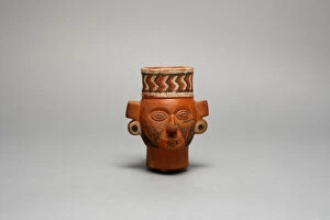 Drinking Vessel in the Form of a Head, A.D. 1450 / 1532. Creator: Unknown