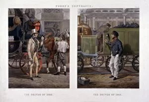 Horse Drawn Vehicle Gallery: The Driver of 1832 and The Driver of 1852. Artist: J Harris
