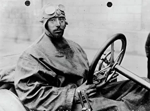 Goggles Prints: Driver's outfit for the Grand Prix des Voiturettes, Dieppe, France, 1908