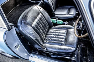 Images Dated 3rd December 2021: Drivers seat of a 1961 Aston Martin DB4 GT SWB lightweight. Creator: Unknown