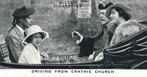 Balmoral Gallery: Driving from Crathie Church, 1935 (1937)