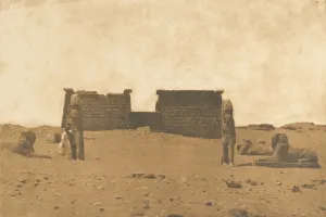 Maxime Du Gallery: Dromos du Temple de Sebona, April 3, 1850. Creator: Maxime du Camp