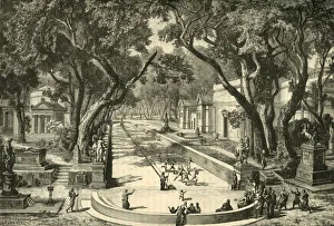 Athletics Gallery: The Dromos in Sparta, Restored, 1890. Creator: Unknown