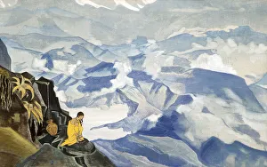 Roerich Prints: Drops of Life, 1924. Artist: Nicholas Roerich