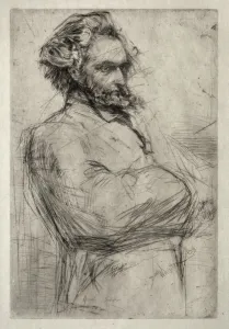Drouet, 1859. Creator: James McNeill Whistler (American, 1834-1903)