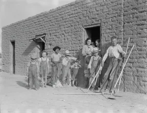 Hoeing Prints: Drought refugee families...supplanting Mexican field laborers