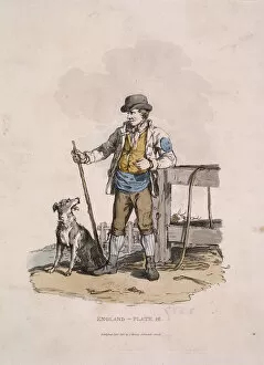 Obedience Gallery: A drover and his dog, Provincial Characters, 1813