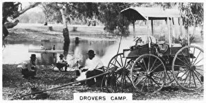 Drovers camp, Australia, 1928