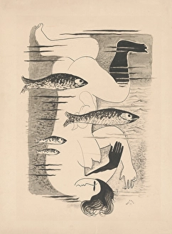 Sinking Prints: Drowned, 1929. Creator: Mikulas Galanda