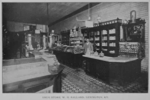 Nichols Prints: Drug store, W. H. Ballard, Lexington, Ky. 1902. Creator: Unknown