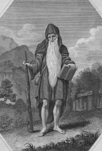 Long Prints: A Druid, 1803. Artist: King