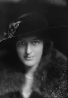 Drum, John S. Mrs. portrait photograph, 1913. Creator: Arnold Genthe