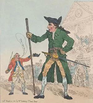 Charles James Fox Collection: The Drum Major of Sedition, March 29, 1784. March 29, 1784. Creator: Thomas Rowlandson