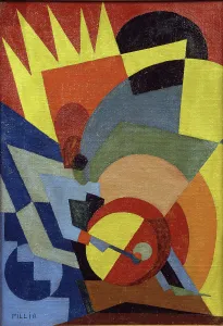 Futurism Prints: The Drummer, 1927. Creator: Fillia, (Luigi Colombo) (1904-1936)