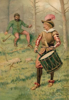 Annoyance Collection: The Drummer and the Giant, 1901. Artist: Edward Henry Wehnert