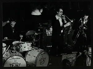 Drummer Prints: Drummer Louie Bellson and his big band playing at the Forum Theatre