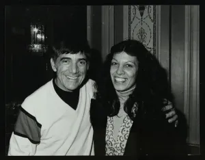 Antonis Gallery: Drummer Louie Bellson with Lena Antonis at the Forum Theatre, Hatfield, Hertfordshire, 1979