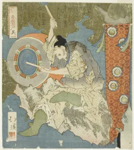 Drumstick Prints: The drummer, No. 1 (Sono ichi) from the series The Boulder Door of Spring