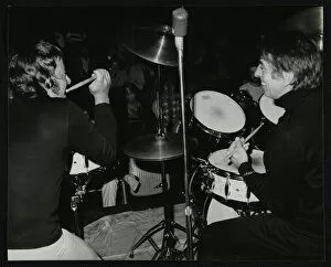 Clare Gallery: Drummers Les DeMerle and Kenny Clare, London, 1979. Artist: Denis Williams