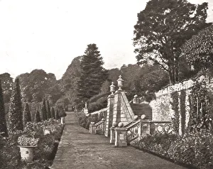 Perthshire Prints: Drummond Castle gardens, Perthshire, Scotland, 1894. Creator: Unknown
